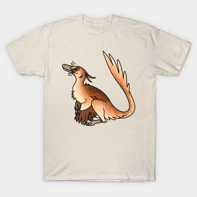 Cute Velociraptor (2nd version) T-Shirt by saradrawspaleo